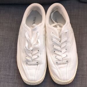 Tretorn White Canvas Sneakers